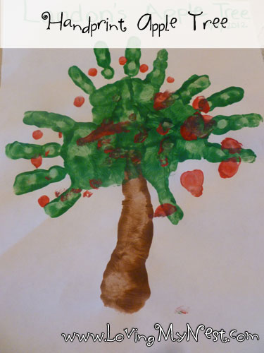 Handprint Apple Tree