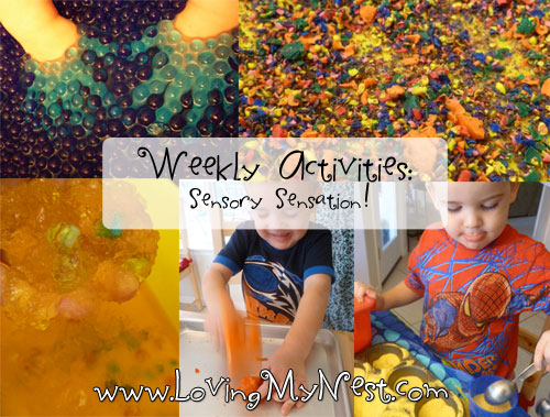 Weekly Activities – Sensory Play