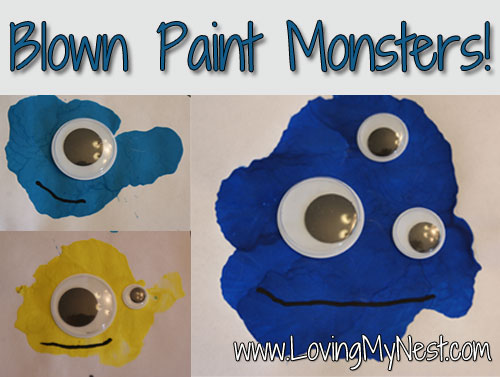 Blown Paint Monsters