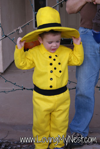 The Man With the Yellow Hat Costume