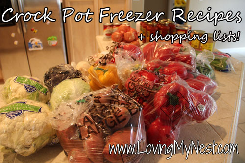Crock Pot Freezer Cooking {Round 3}